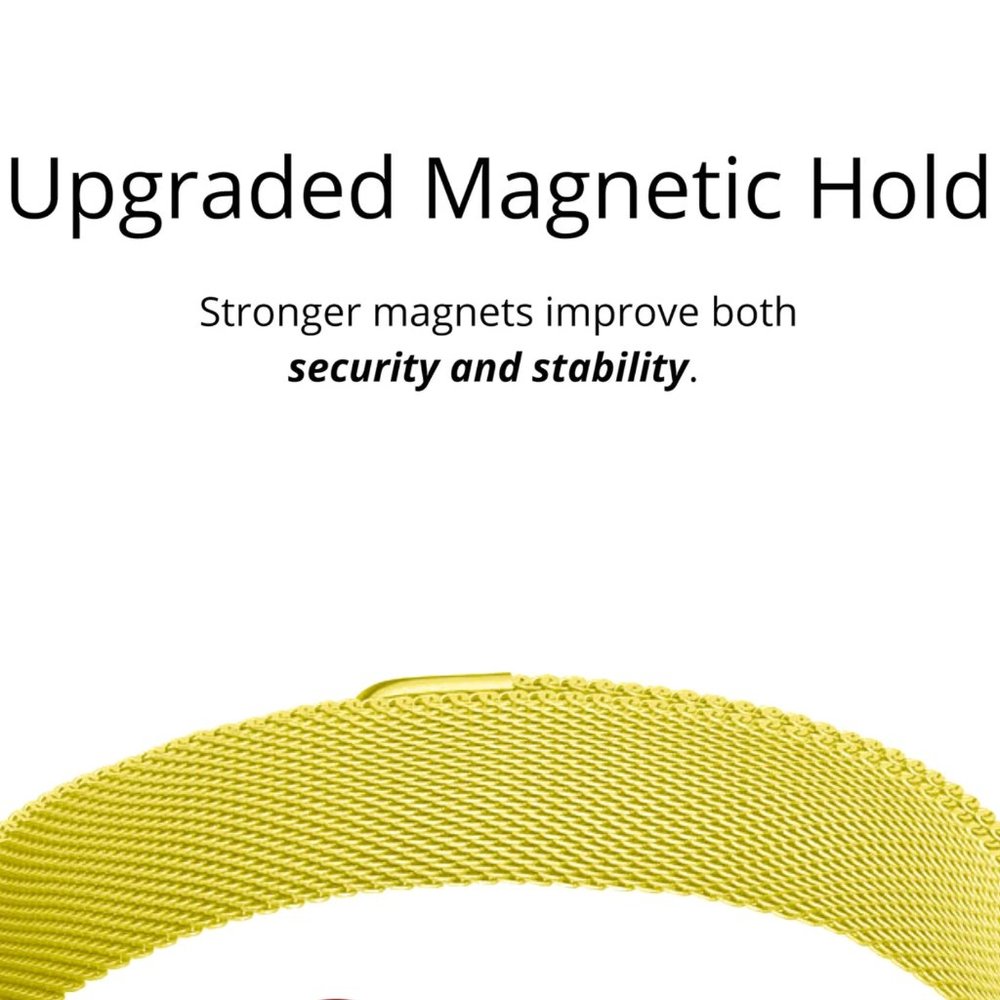 Slim Apple Watch Band in Stainless Steel Magnet Design - Picture 6 of 6